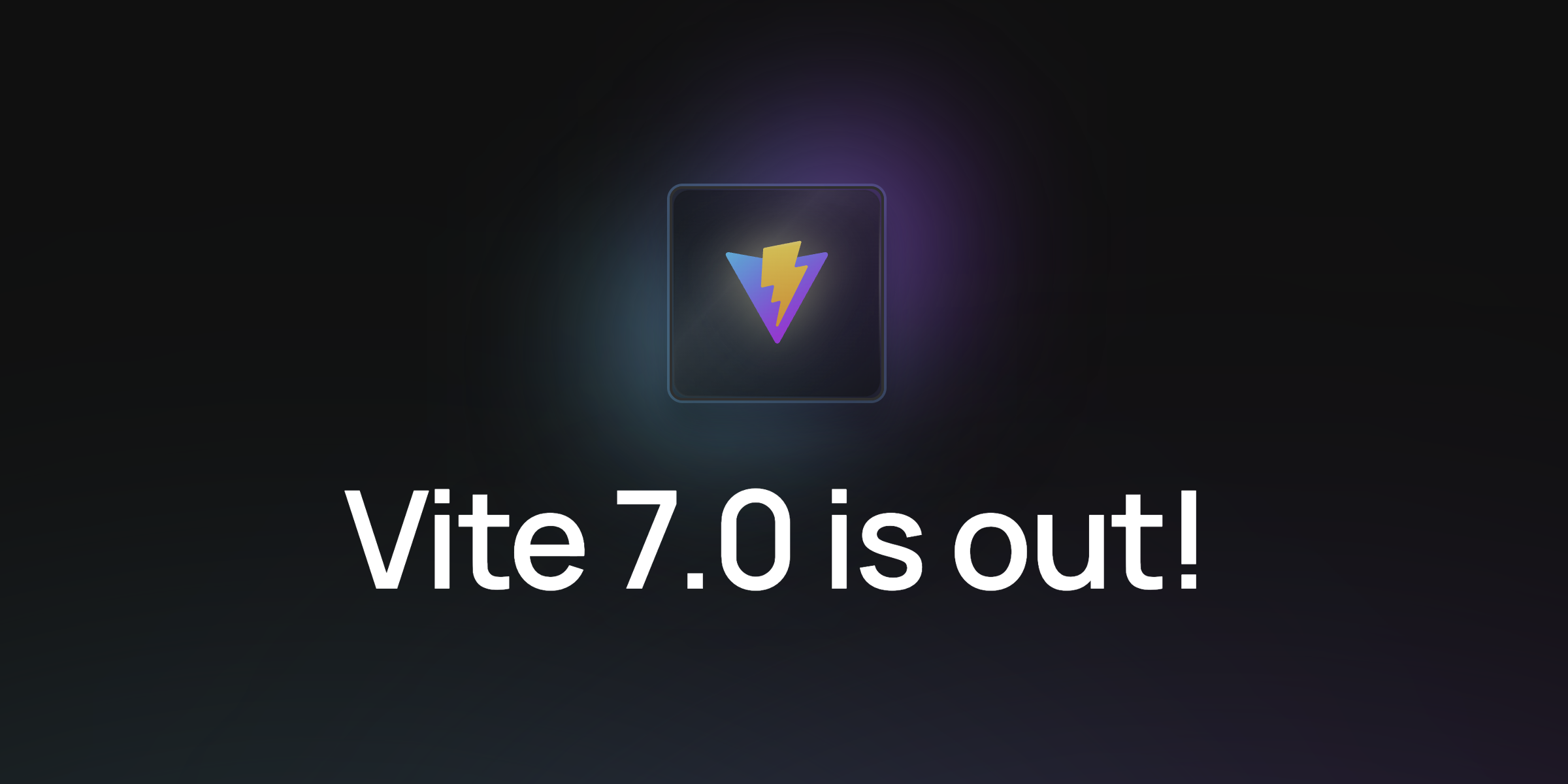 Vite 7 발표 커버 이미지